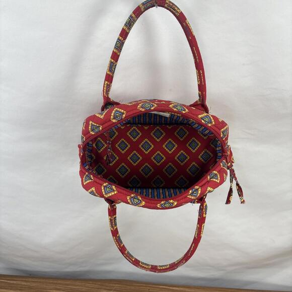 Vera Bradley Villa Red Diamond Baguette Bag (Retired) - Picture 3 of 10